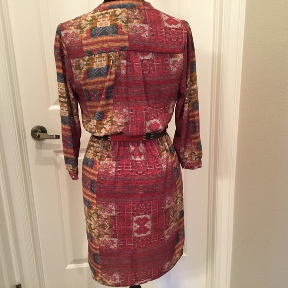 Forever 21 Contemporary Aztec Wrap Dress - Picture 6 of 8